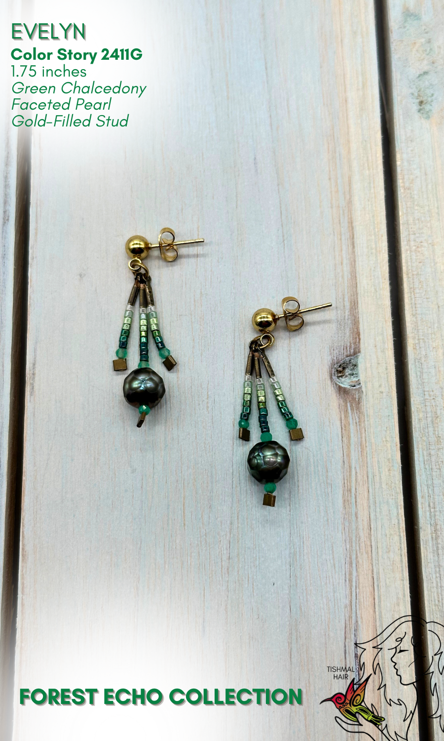 Forest Echo Evelyn Earrings 2411G