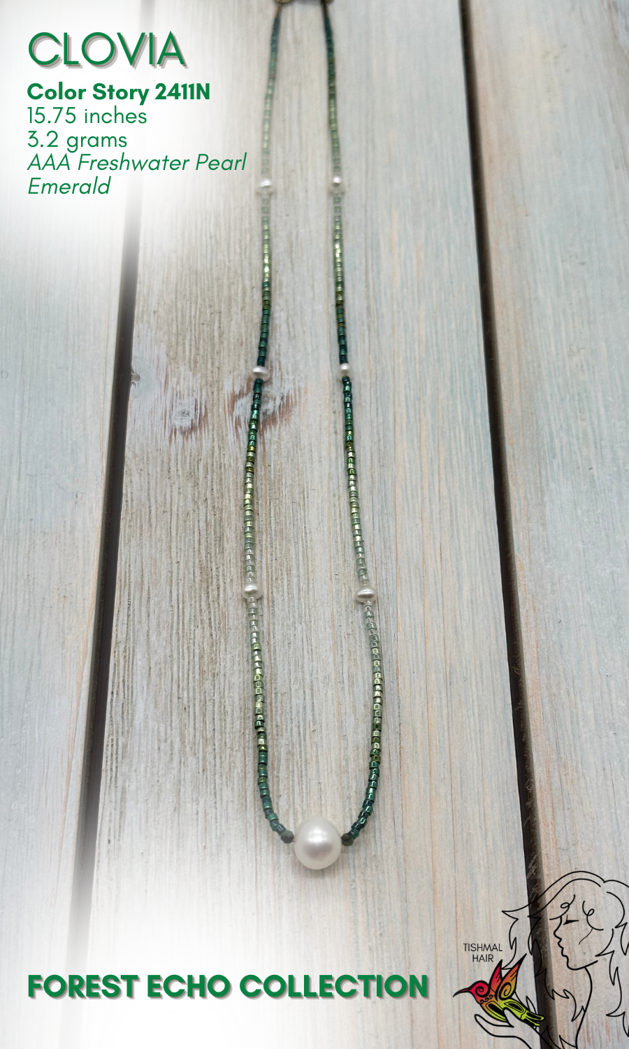 Forest Echo Clovia Necklace 2411N