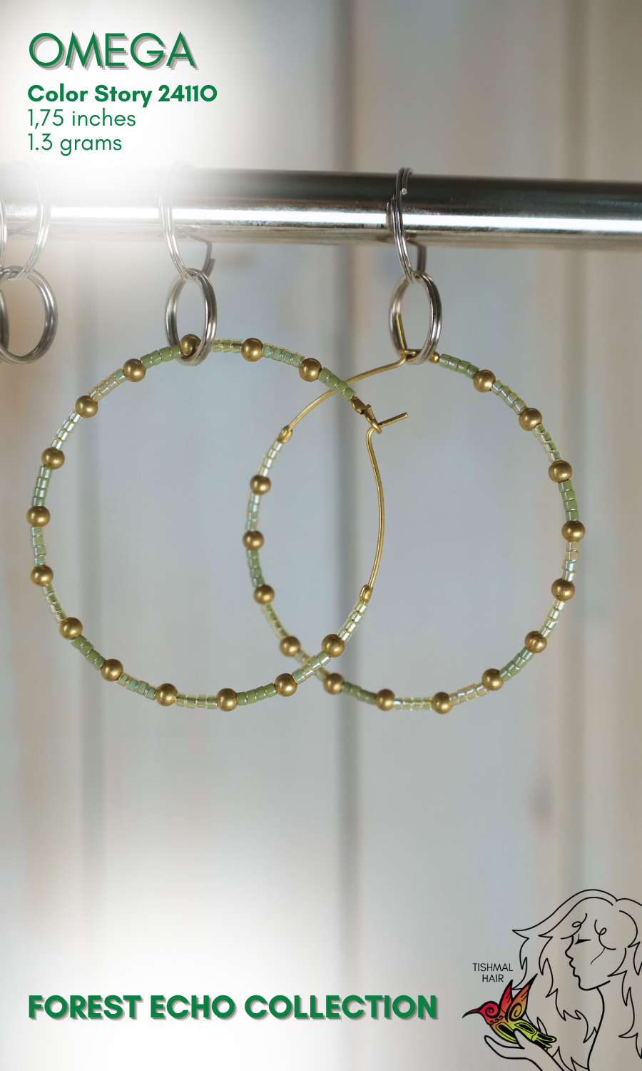 Forest Echo Omega Earrings 2411O