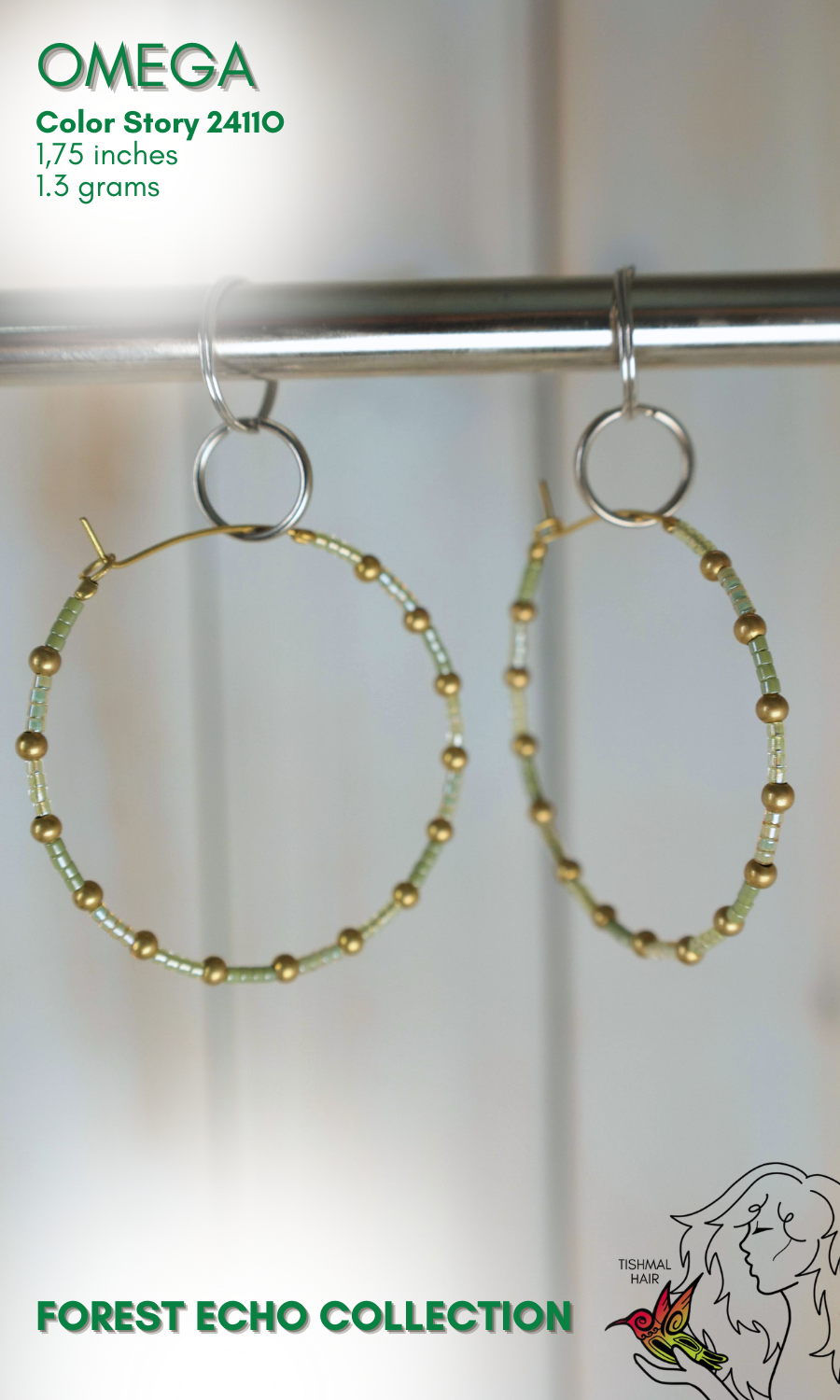 Forest Echo Omega Earrings 2411O