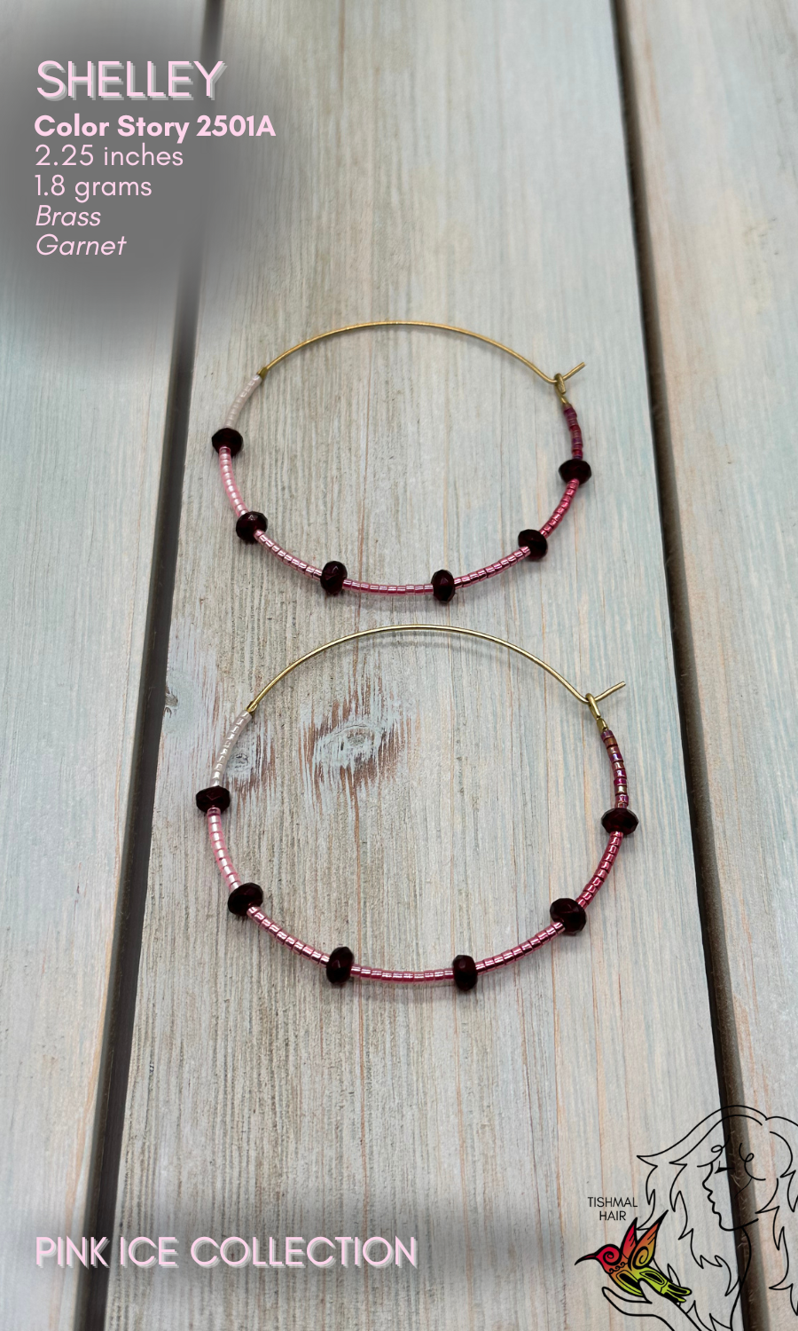 Pink Ice Shelley Earrings 2501A