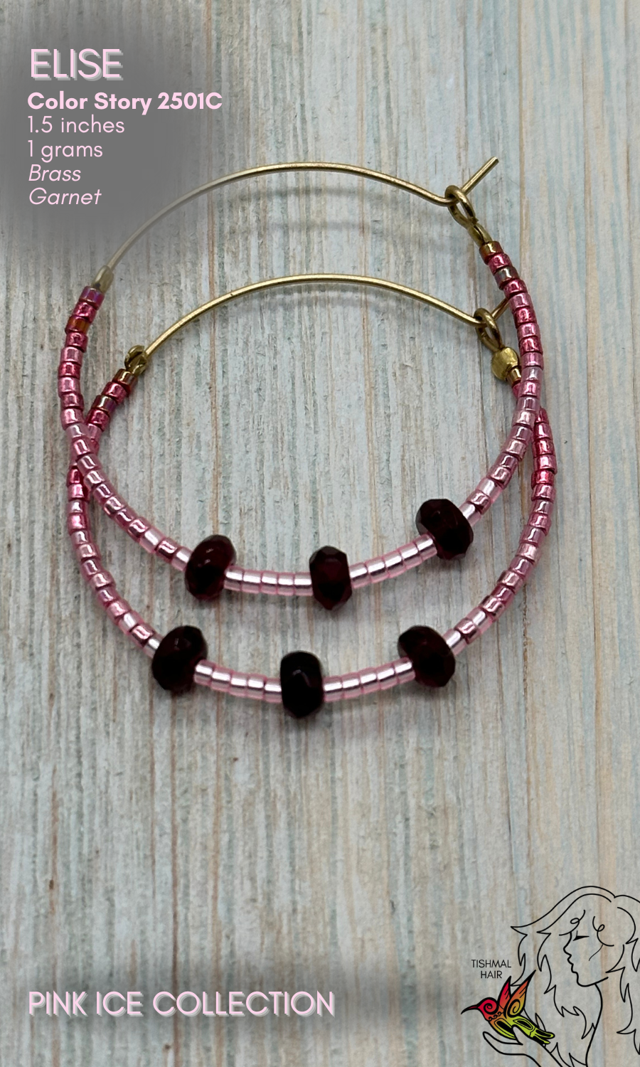 Pink Ice Elise Earrings 2501C