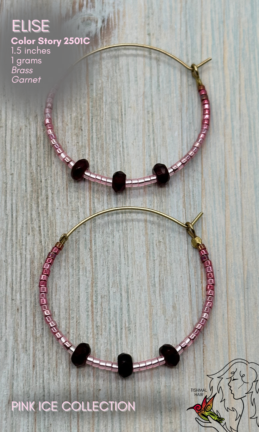 Pink Ice Elise Earrings 2501C