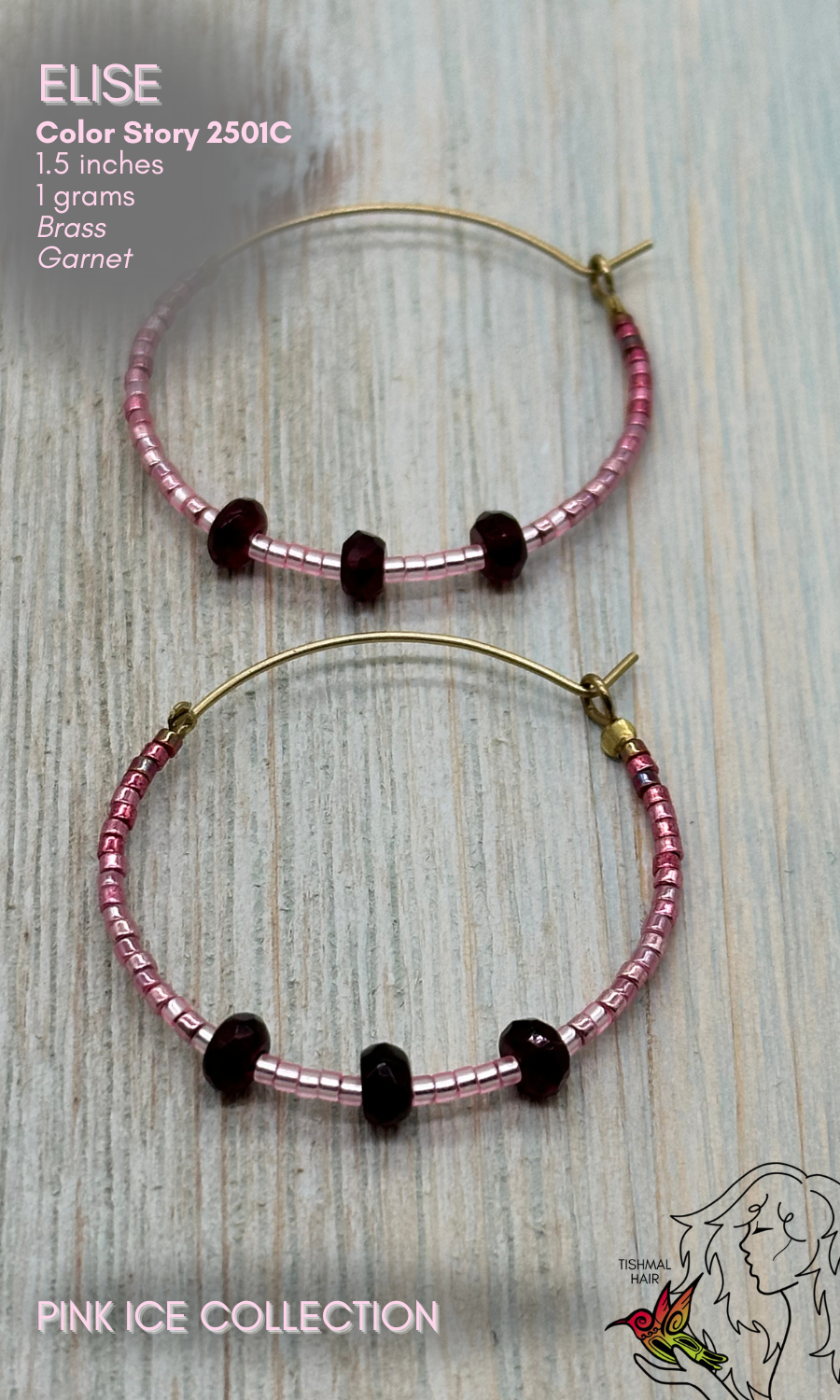 Pink Ice Elise Earrings 2501C