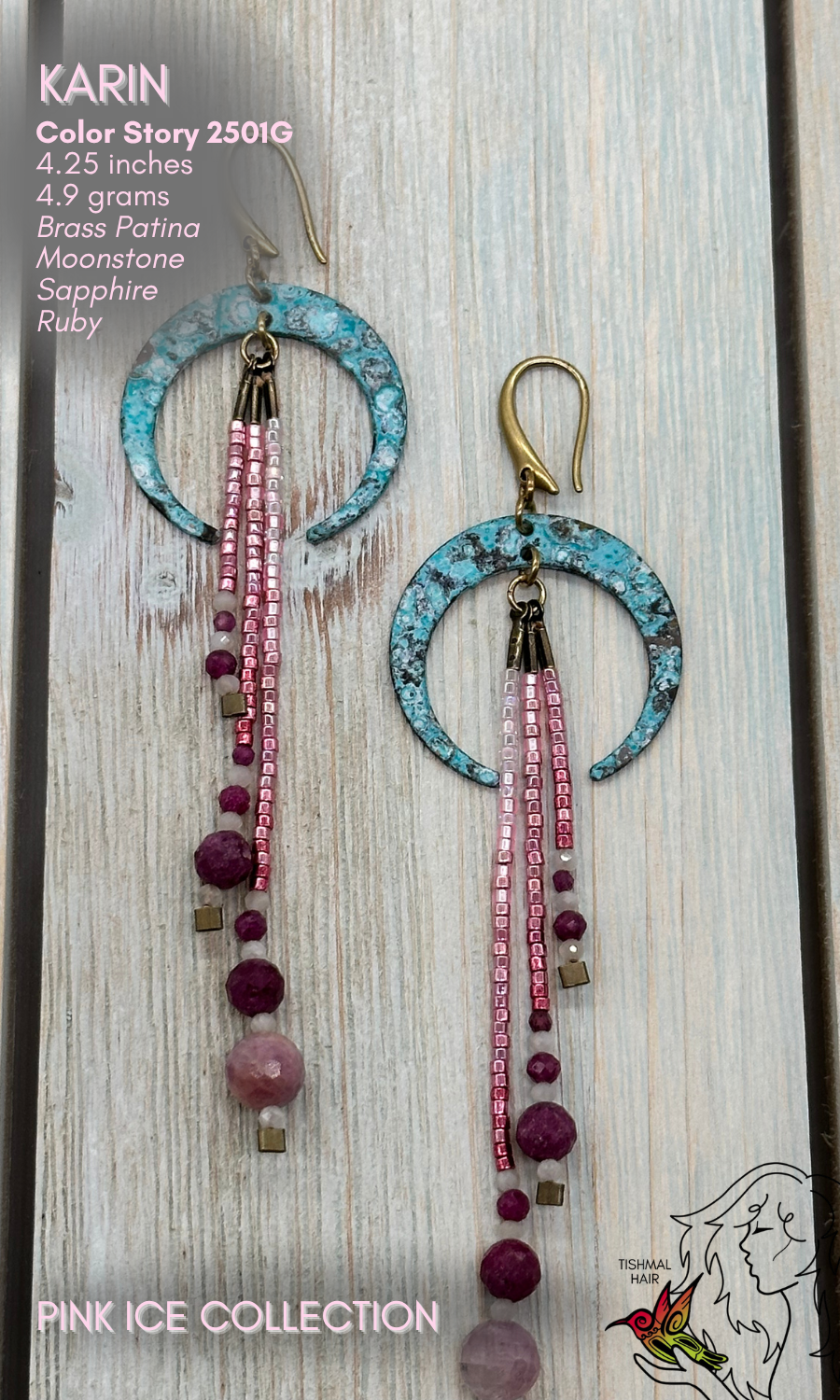 Pink Ice Karin Earrings 2501G