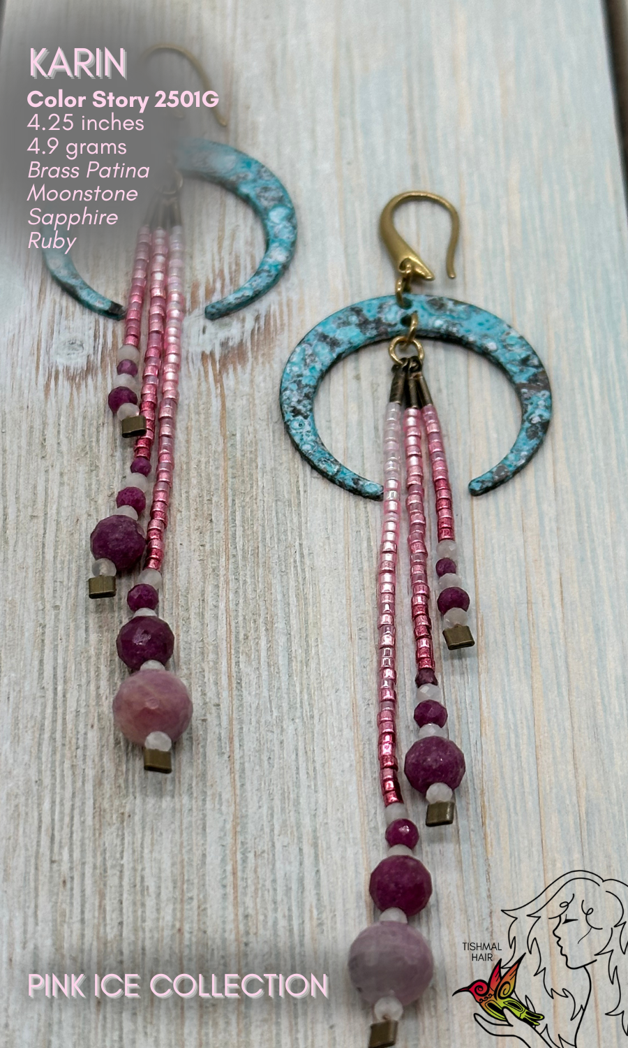 Pink Ice Karin Earrings 2501G
