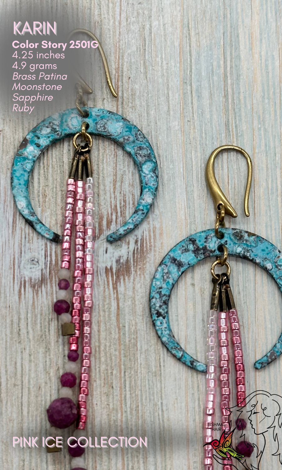 Pink Ice Karin Earrings 2501G