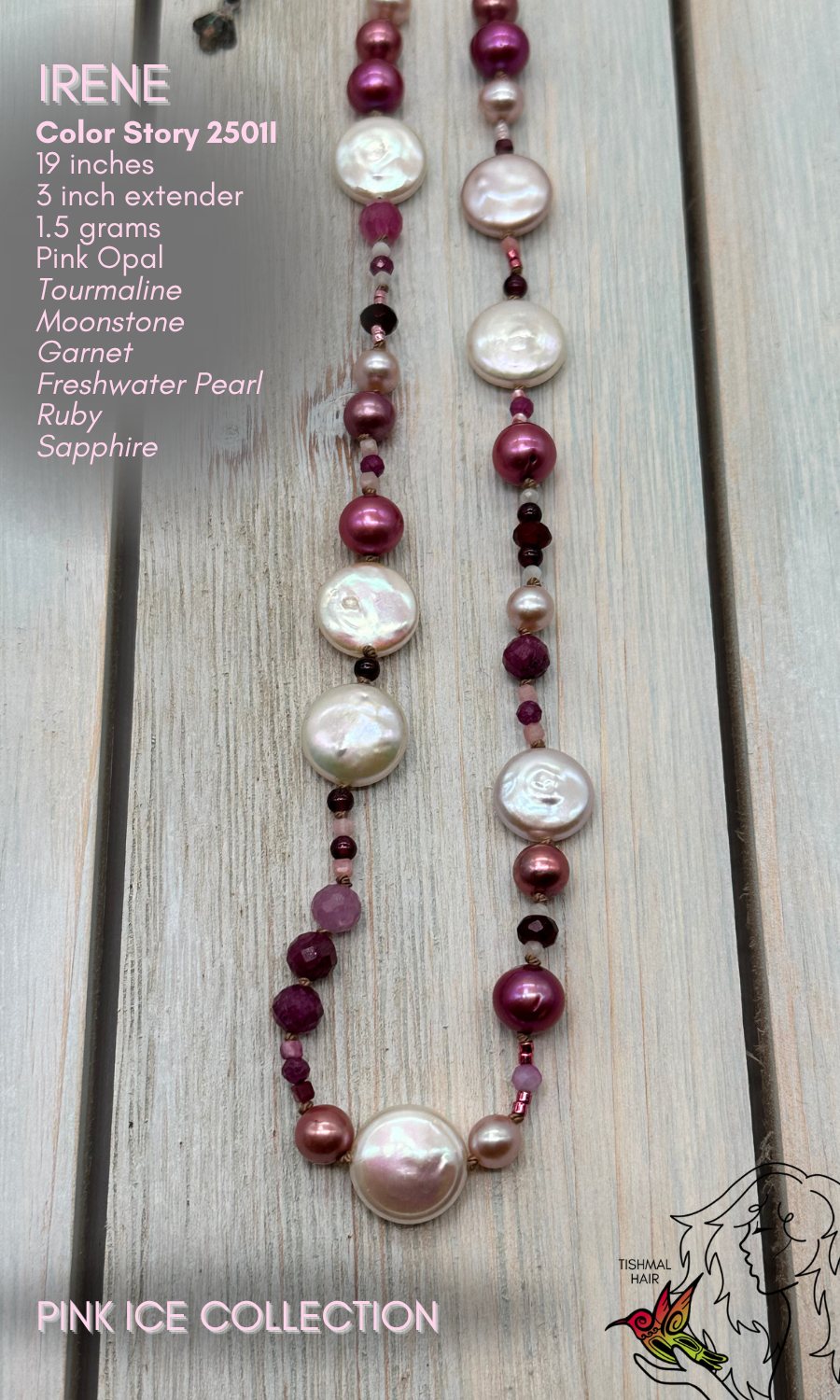 Pink Ice Irene Necklace 2501I