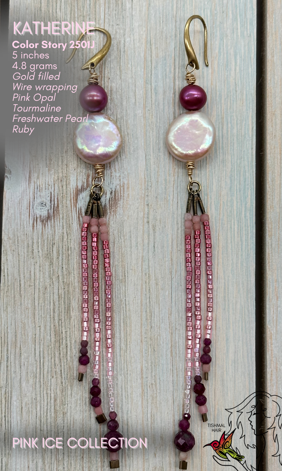 Pink Ice Katherine Earrings 2501J