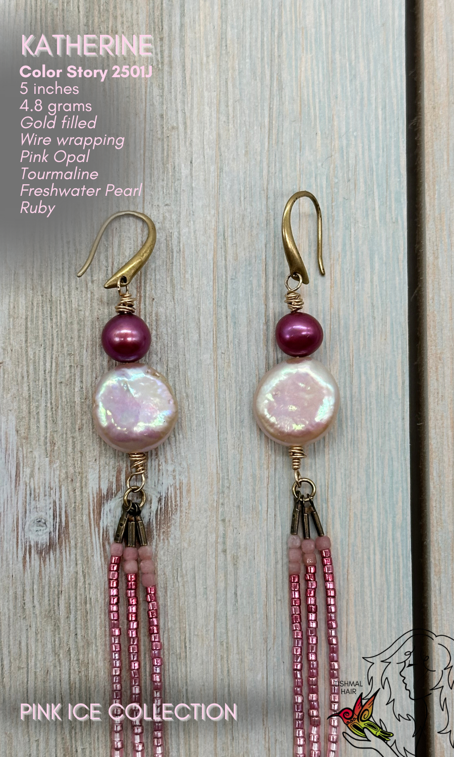 Pink Ice Katherine Earrings 2501J