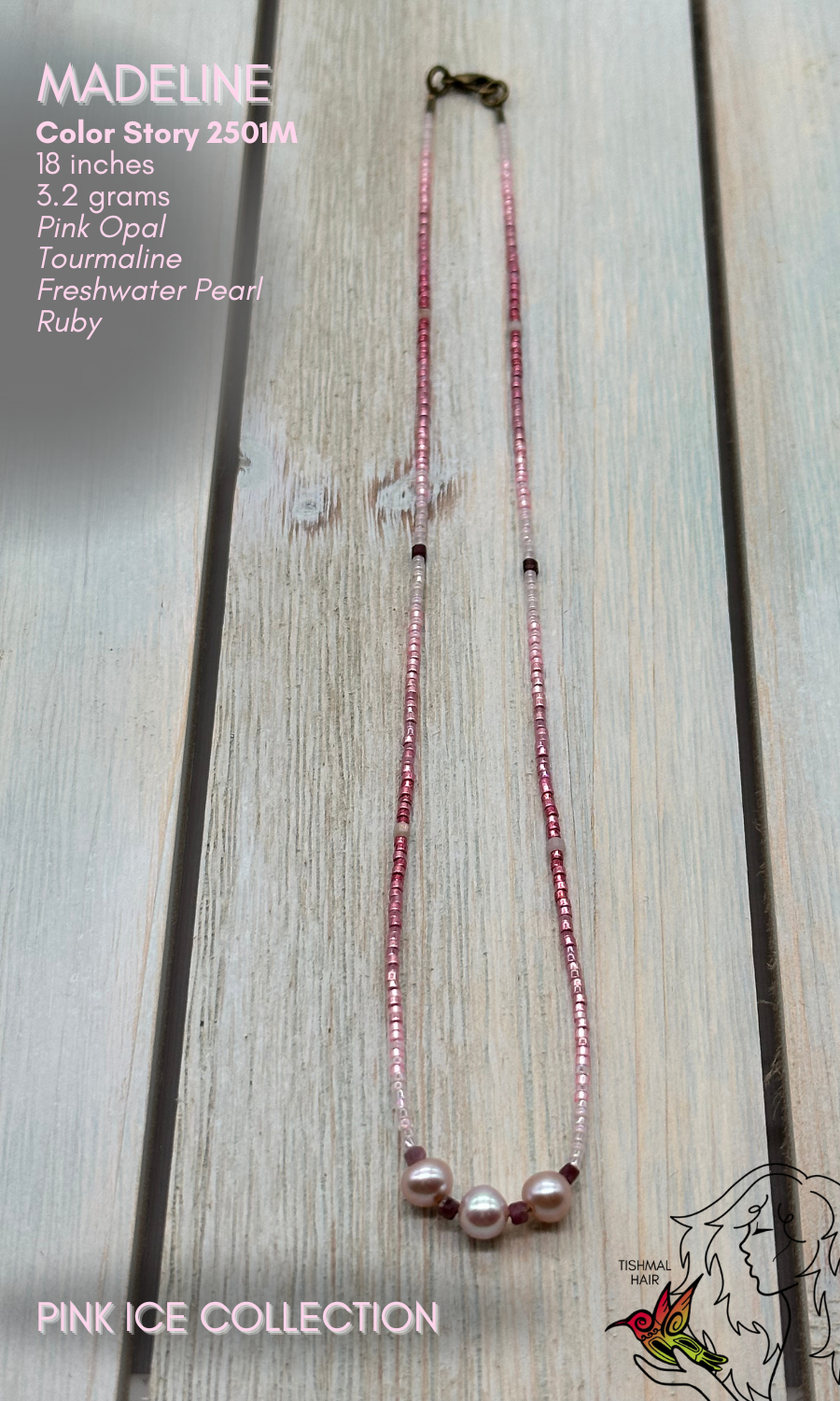 Pink Ice Madeline Necklace 2501M
