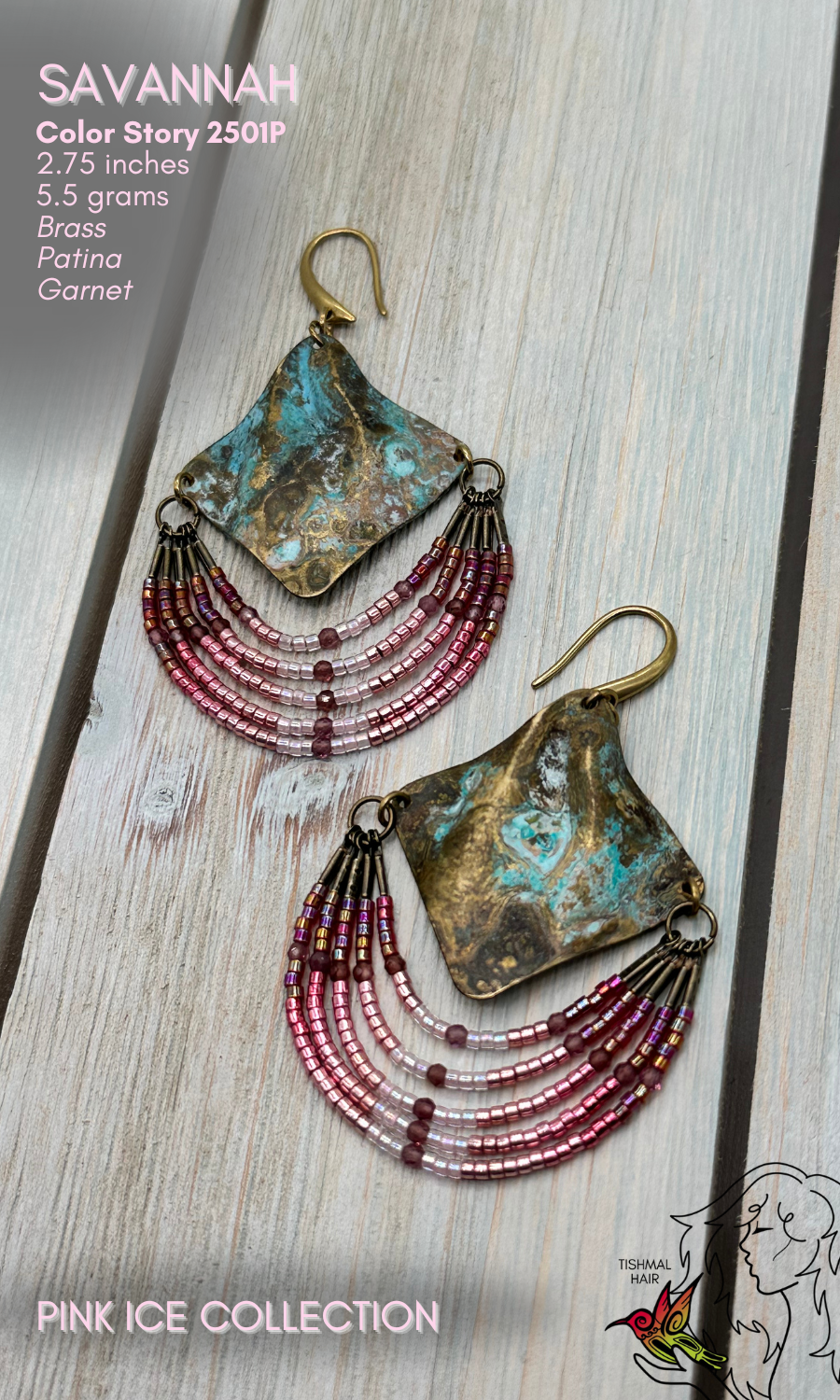 Pink Ice Savannah Earrings 2501P