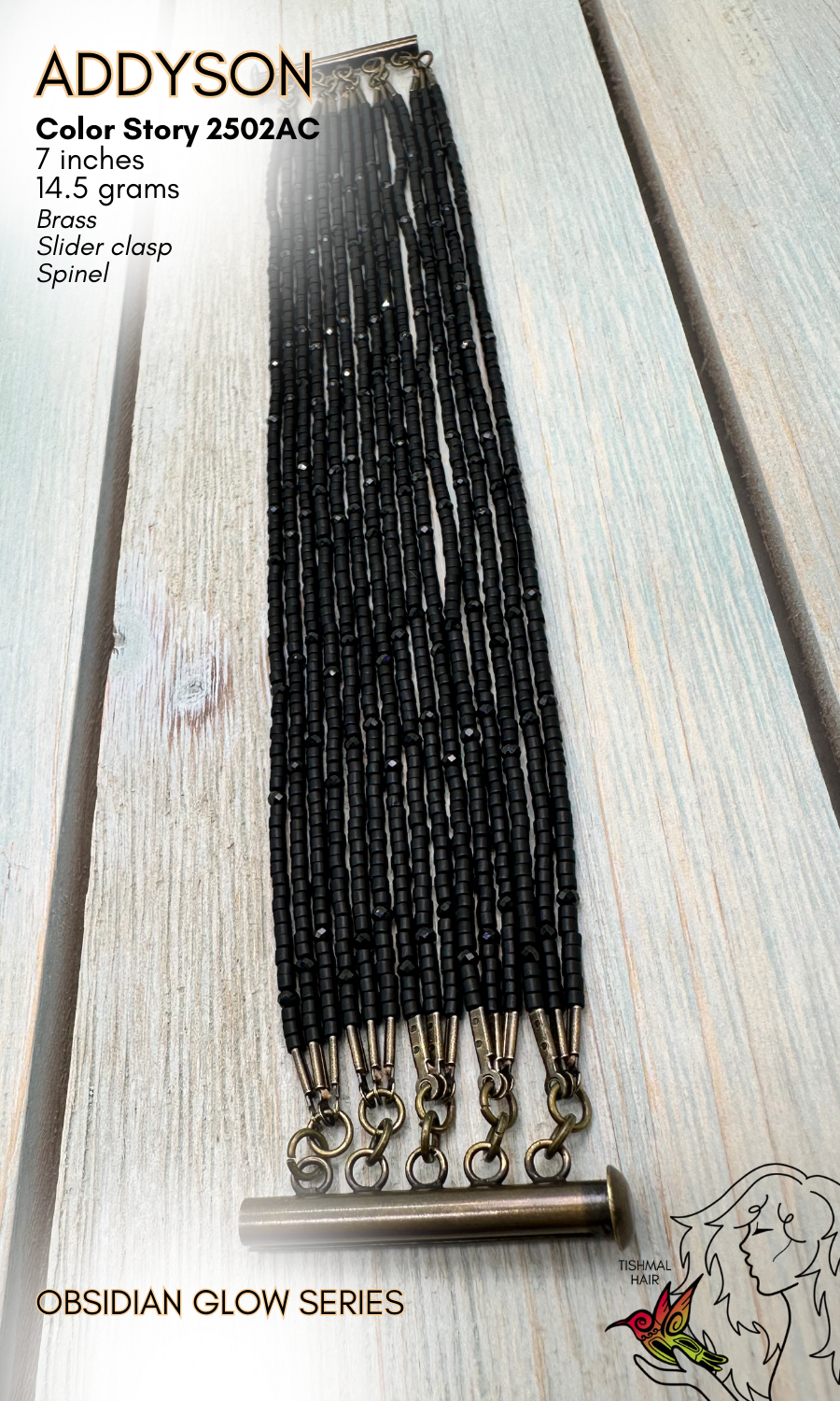 Obsidian Glow Adyson Bracelet 2502AC
