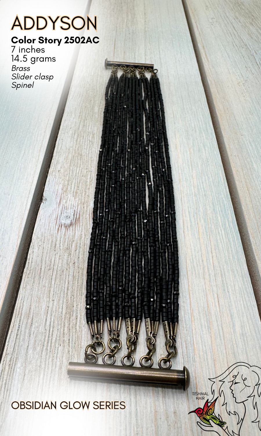 Obsidian Glow Adyson Bracelet 2502AC