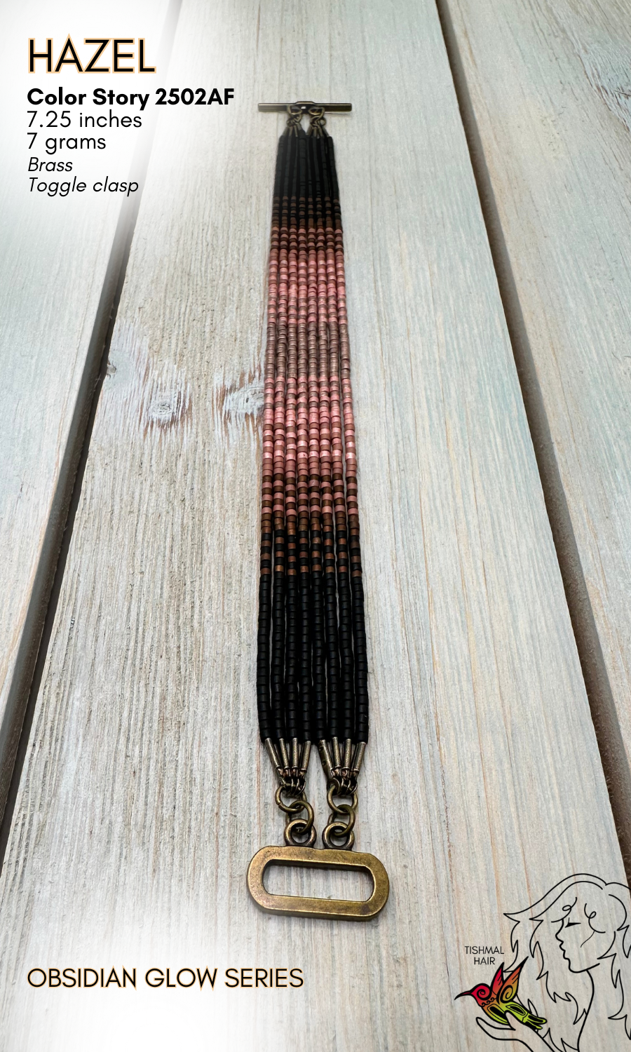 Obsidian Glow Hazel Bracelet 2502AF
