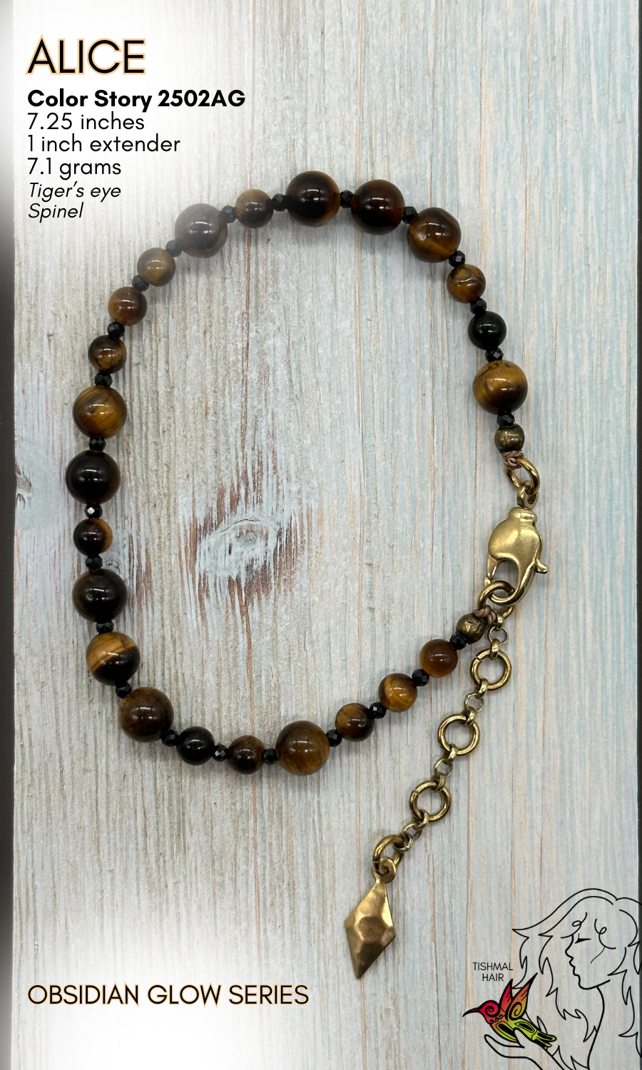 Obsidian Glow Alice Bracelet 2502AG