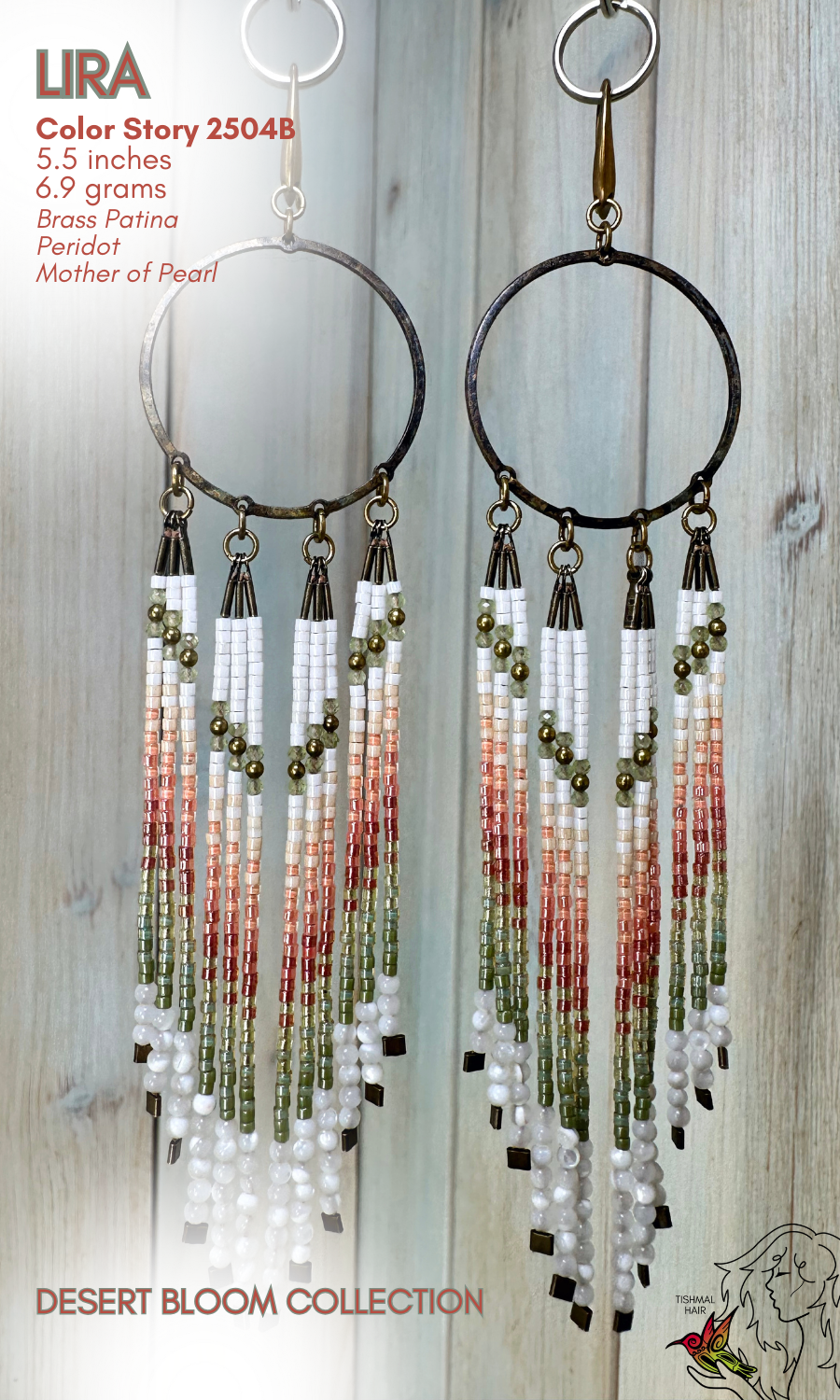 Desert Bloom Lira Earrings 2504B