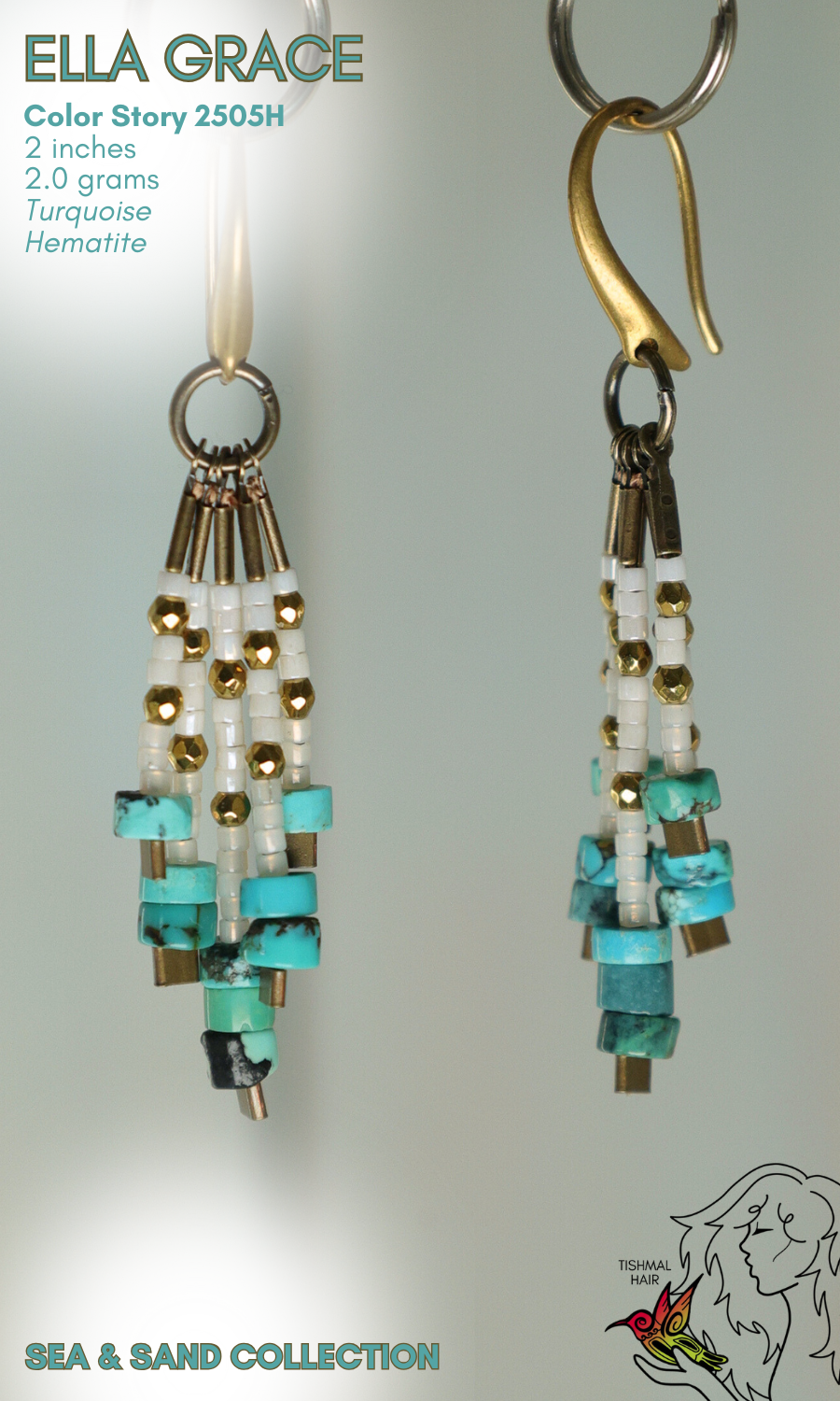 Sea & Sand Ella Grace Earrings 2505H