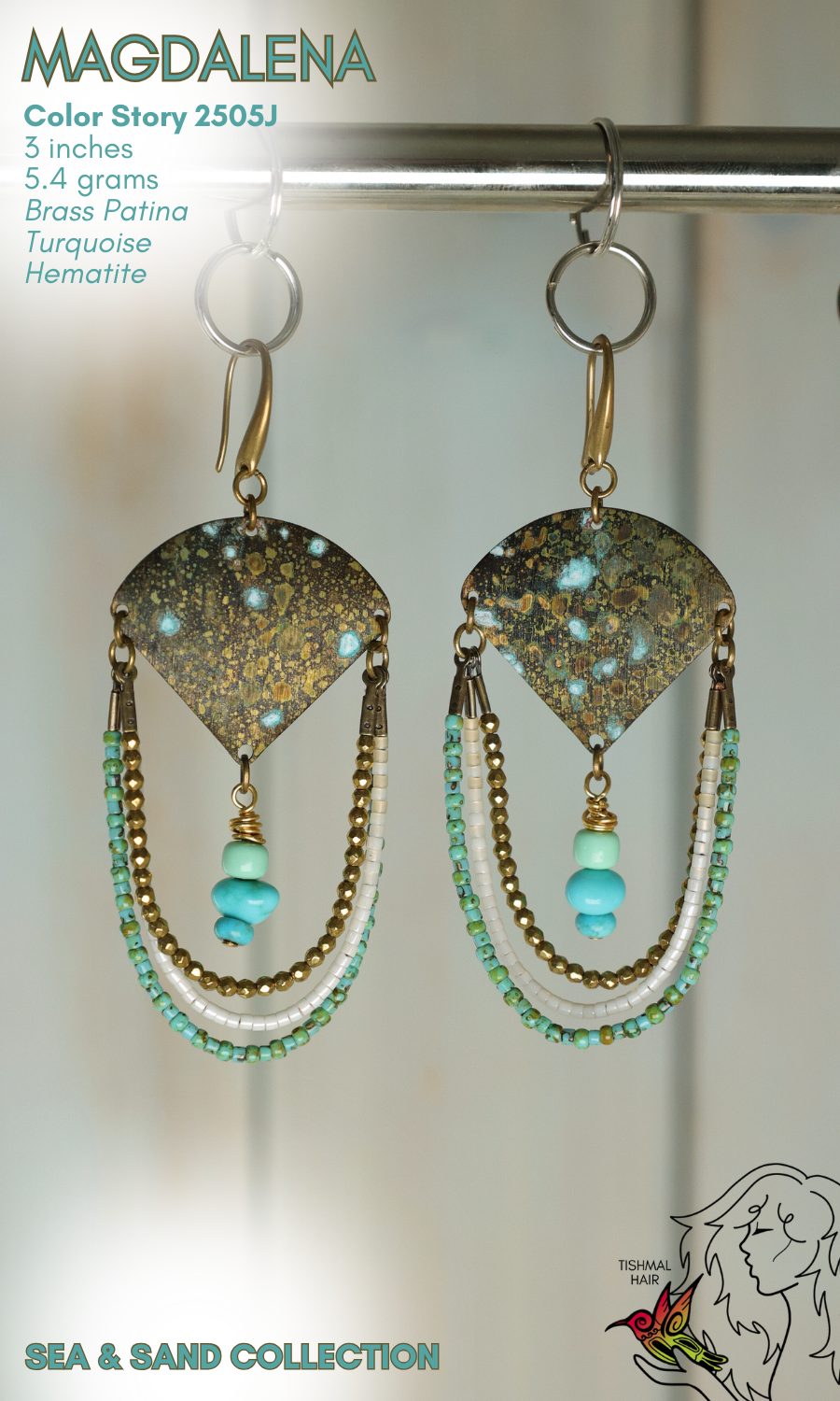 Sea & Sand Magdalena Earrings 2505J