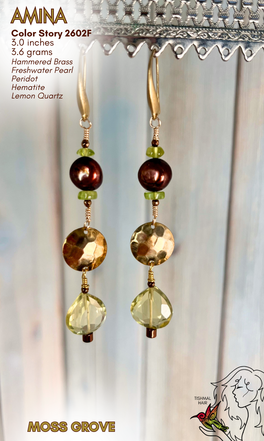 Moss Grove Amina Earrings 2602F