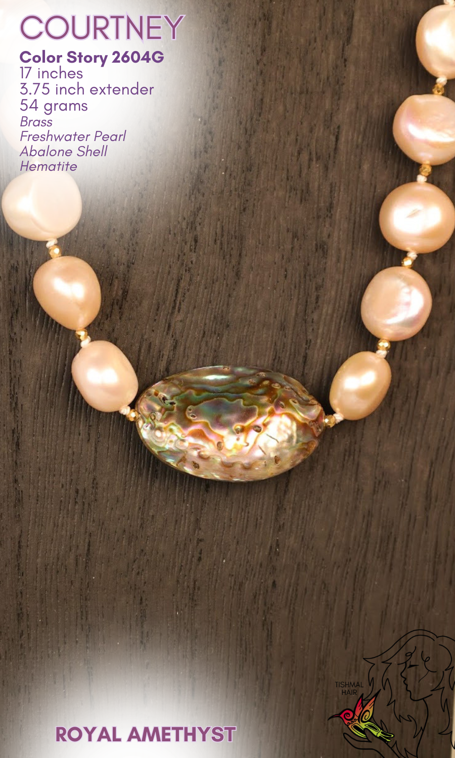 Royal Amethyst Courtney Necklace 2604G