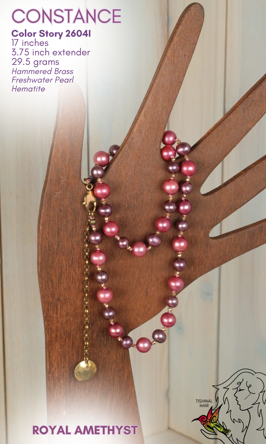 Royal Amethyst Constance Necklace 2604I