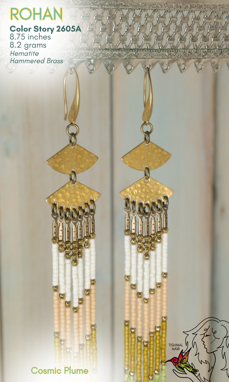 Cosmic Plume Rohan Earrings 2605A