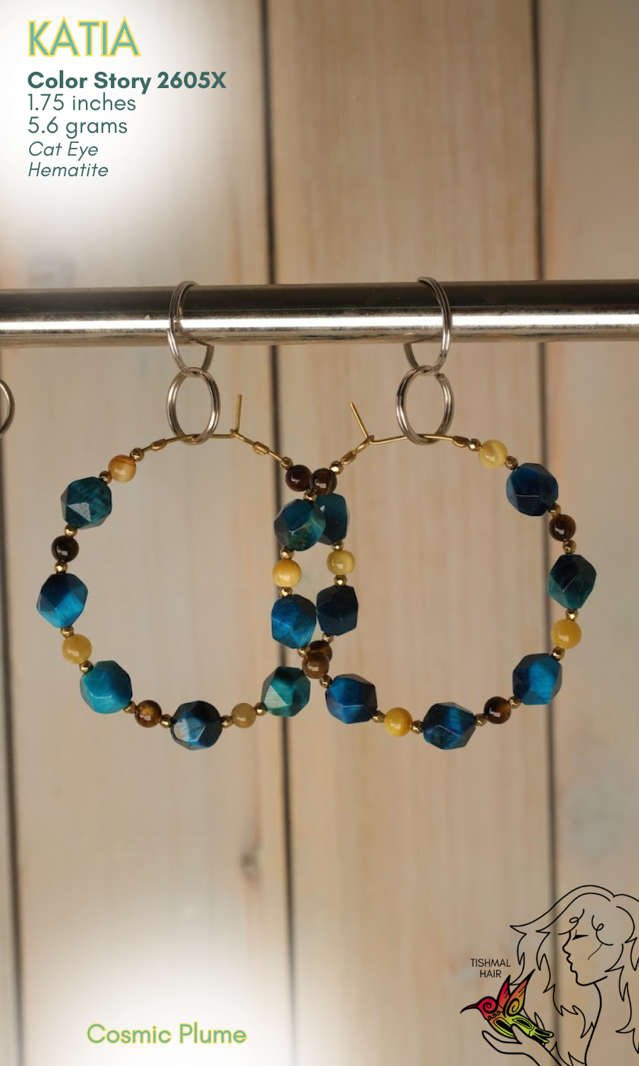 Cosmic Plume Katia Earrings 2605X