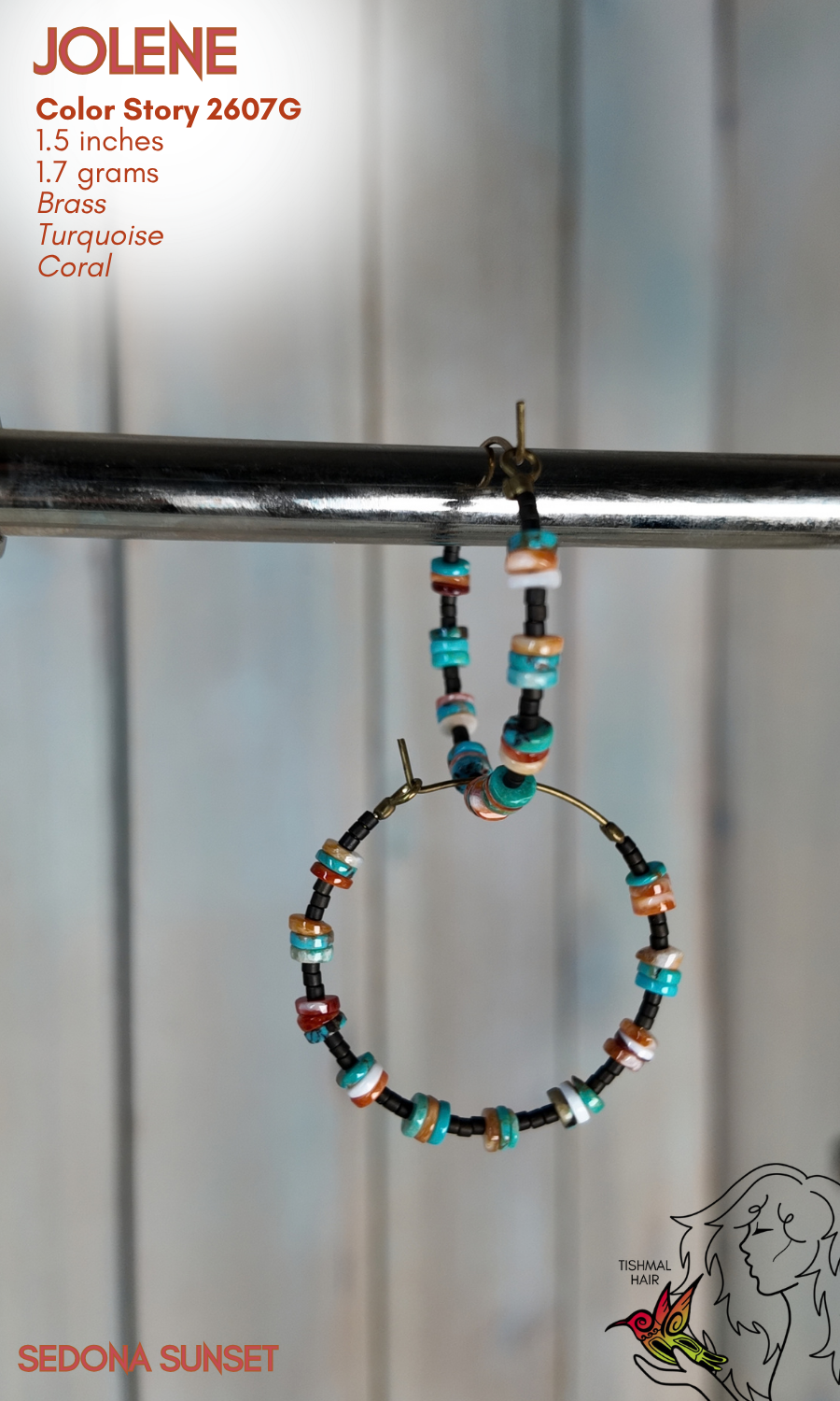 Sedona Sunset Jolene Earrings 2607G