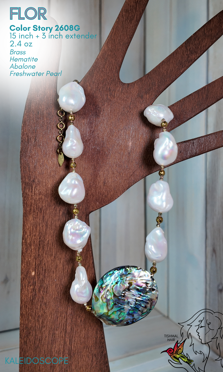 Kaleidoscope Flor Necklace 2608G