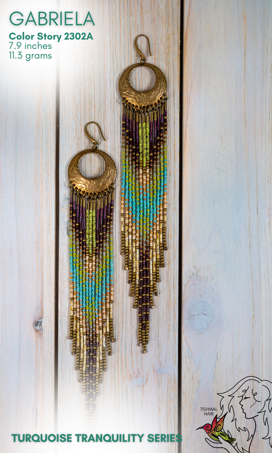Turquoise Tranquility Gabriela Earrings 2302A