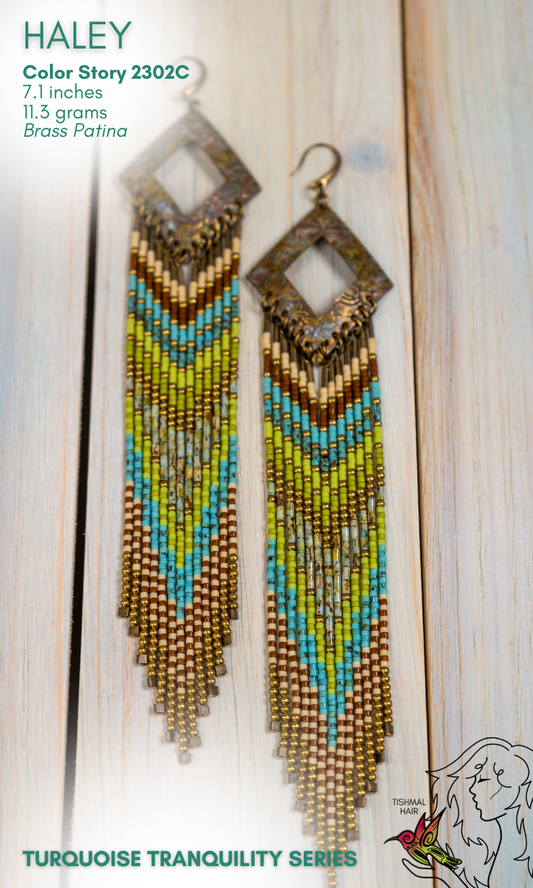 Turquoise Tranquility Haley Earrings 2302C