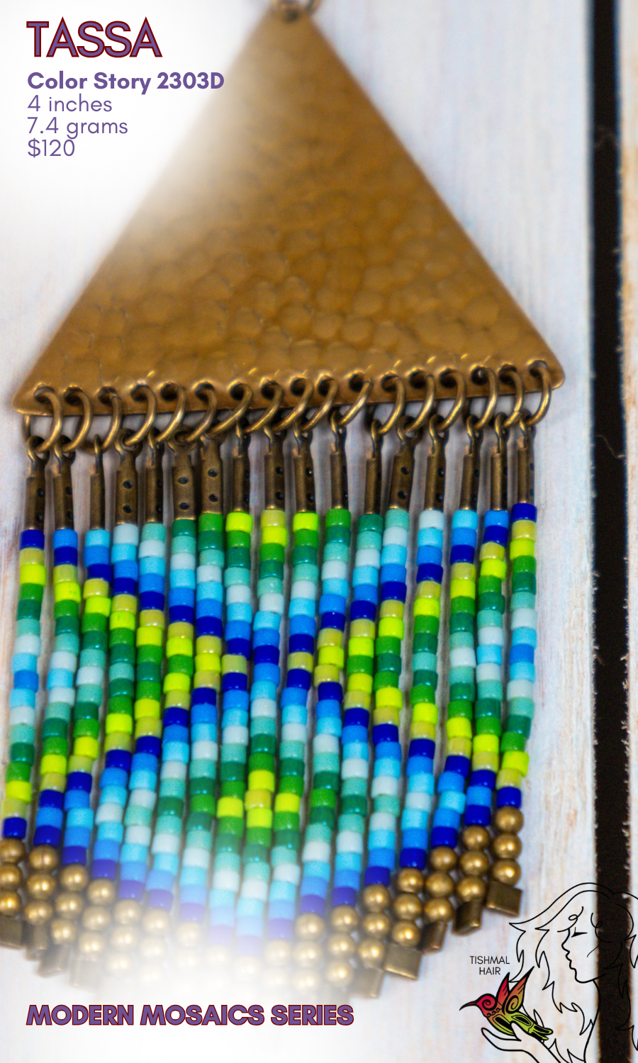 Modern Mosaics Tassa Earrings 2303D