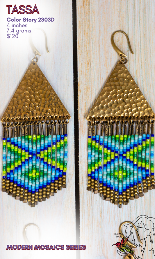 Modern Mosaics Tassa Earrings 2303D