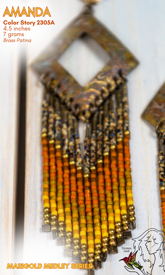 Marigold Medley Amanda Earrings 2305A
