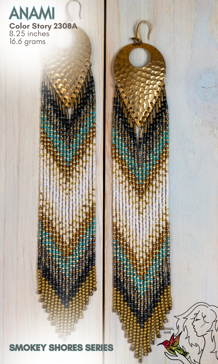 Smokey Shores Anami Earrings 2308A