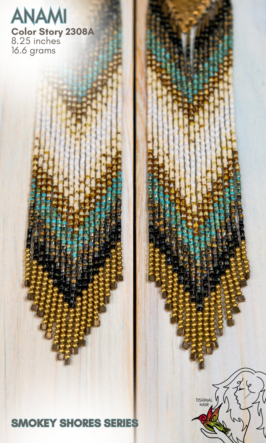 Smokey Shores Anami Earrings 2308A
