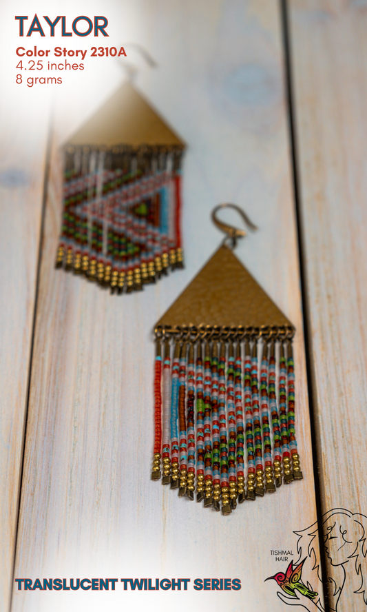 Translucent Twilight Taylor Earrings 2310A