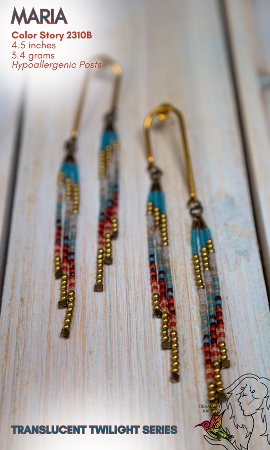 Translucent Twilight Maria Earrings 2310B