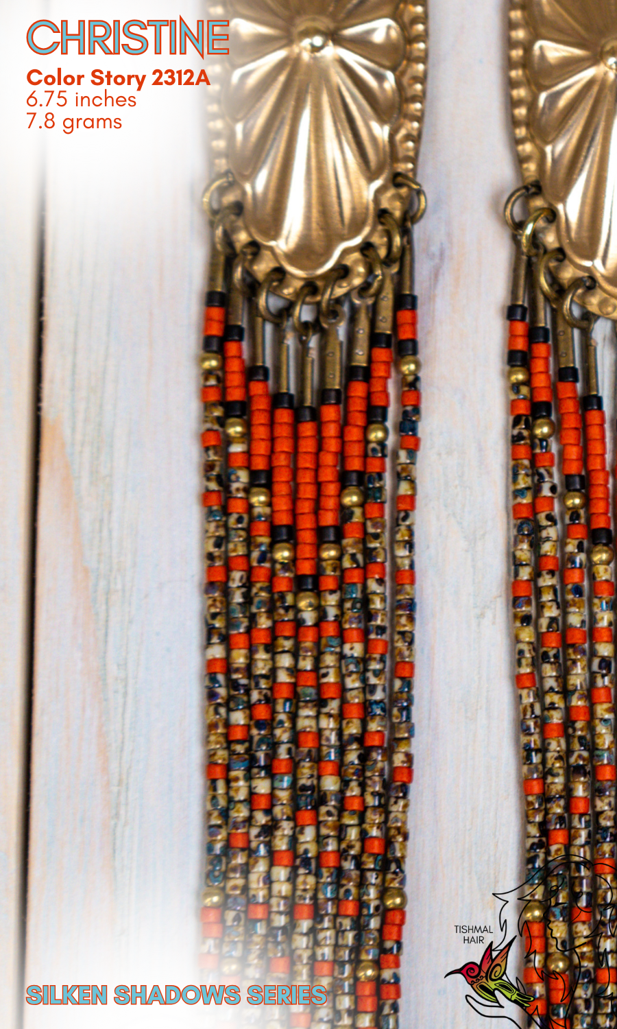 Silken Shadows Christine Earrings 2312A