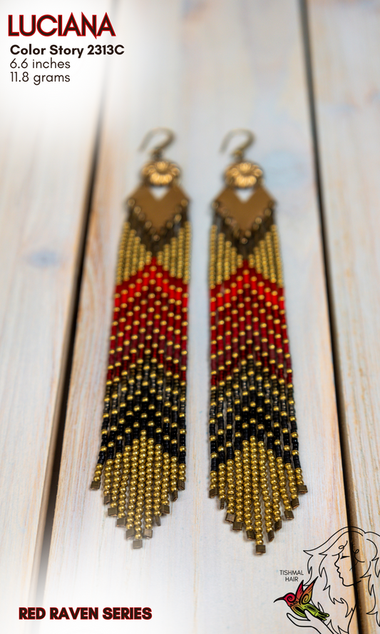Red Raven Luciana Earrings 2313C