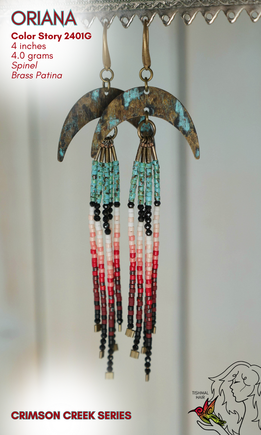 Crimson Creek Oriana Earrings 2401G