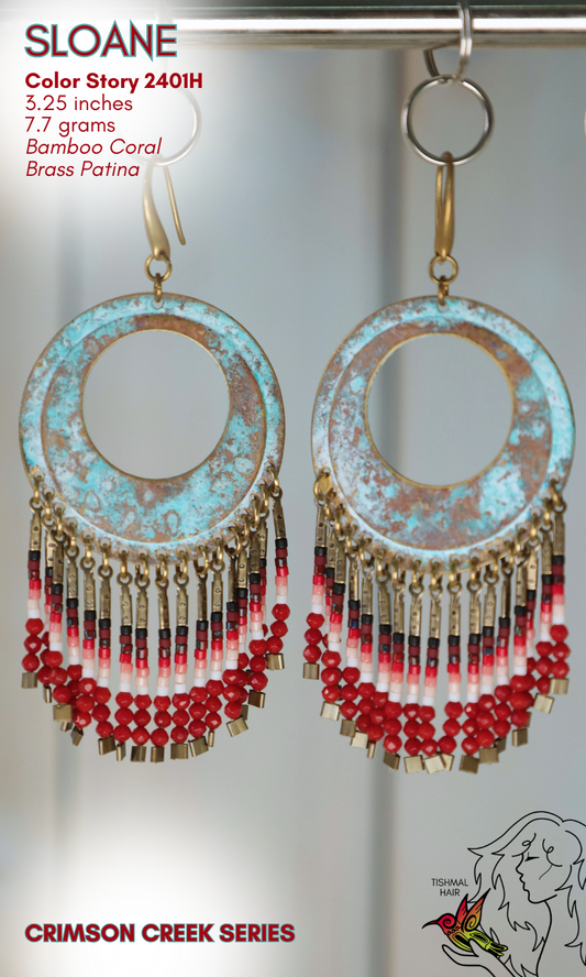 Crimson Creek Sloane Earrings 2401H