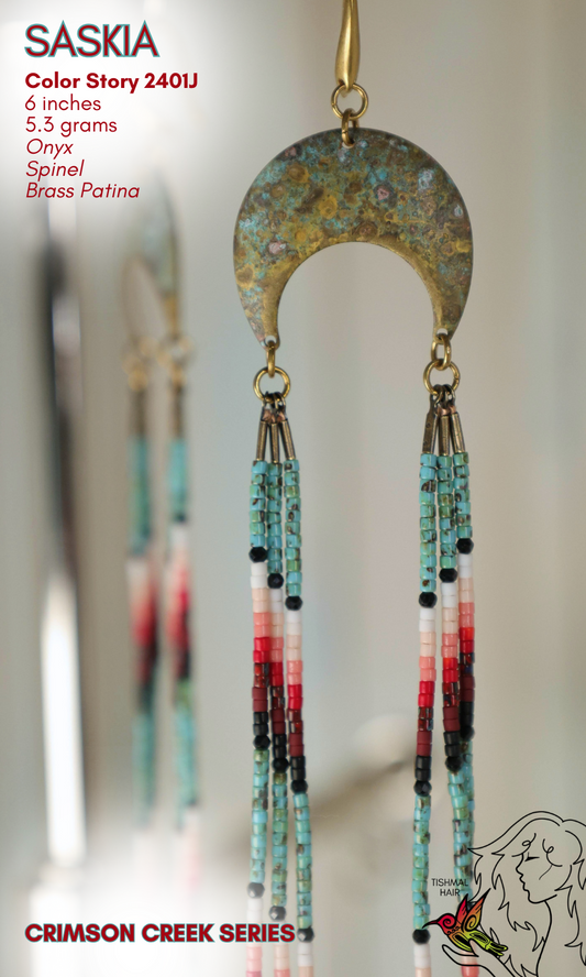 Crimson Creek Sakia Earrings 2401J