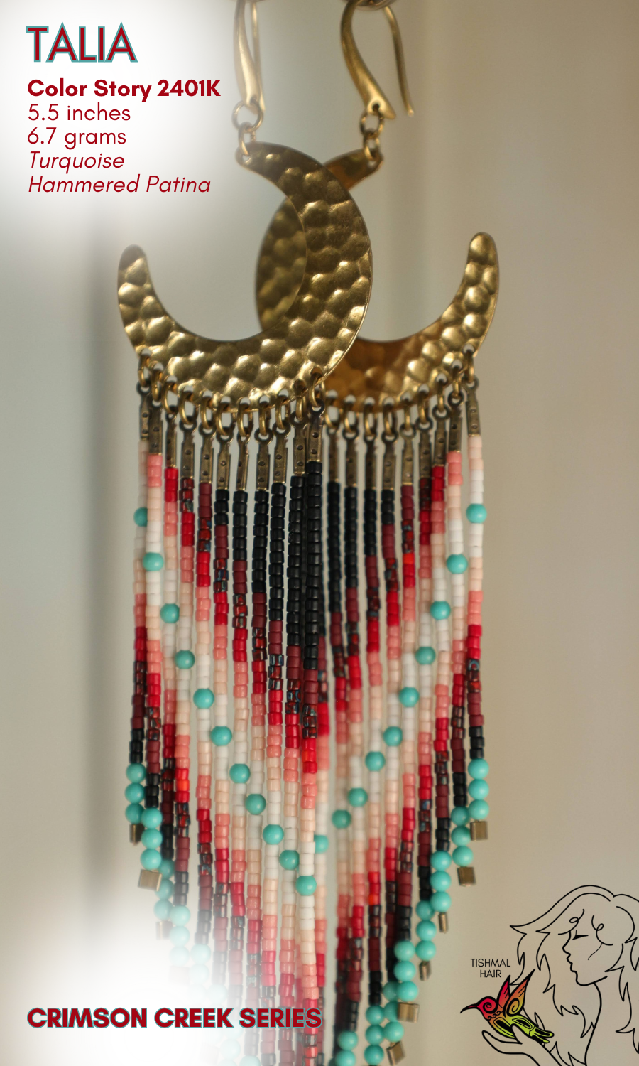 Crimson Creek Talia Earrings 2401K