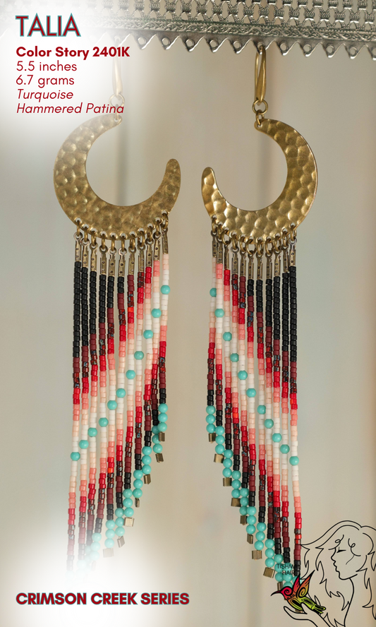 Crimson Creek Talia Earrings 2401K