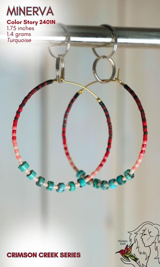 Crimson Creek Minerva Earrings 2401N