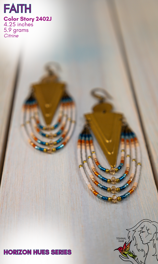 Horizon Hues Faith Earrings 2402J