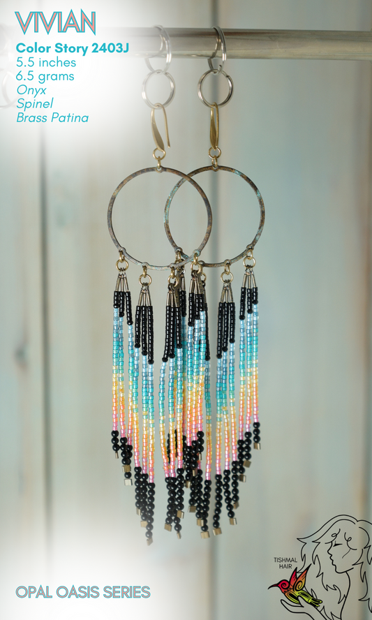 Opal Oasis Vivian Earrings 2403J