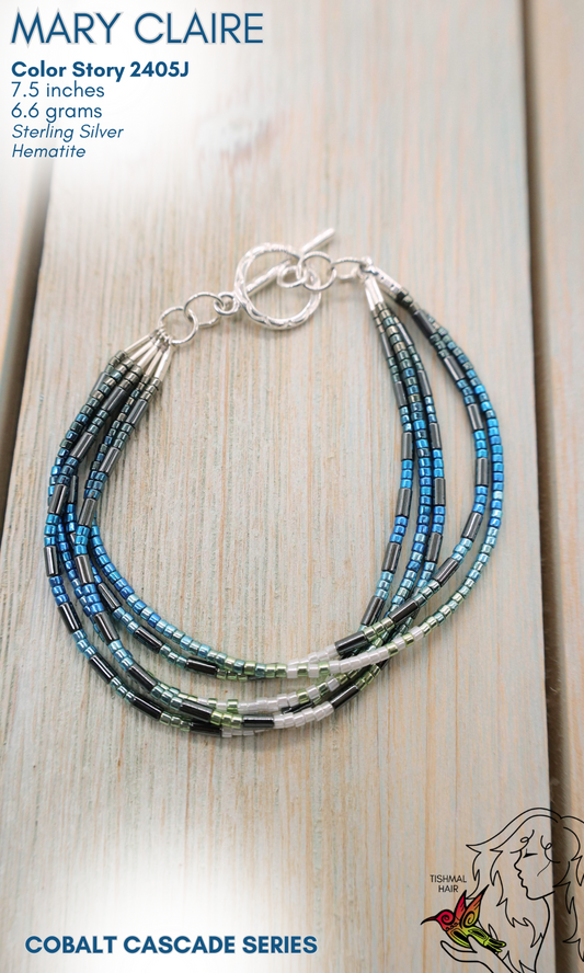 Cobalt Cascade Mary Claire Bracelet 2405J